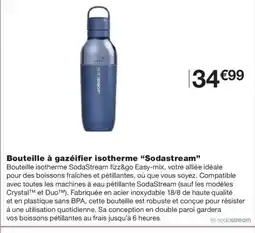 Monoprix SODASTREAM Bouteille à gazéifier isotherme offre