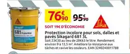 Mr Bricolage Protection incolore pour sols, dalles et pavés Sikagard 681 offre