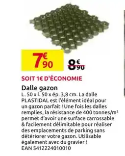 Mr Bricolage Dalle gazon offre