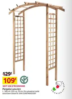 Mr Bricolage Pergola Luna Arc offre