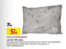 Mr Bricolage Lot de 100 cales offre