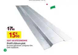 Mr Bricolage Profil clôture plat offre