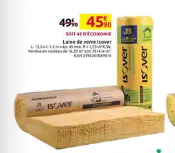 Mr Bricolage Laine de verre Isover offre