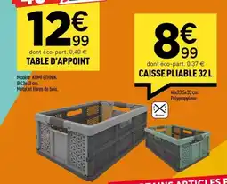Centrakor Caisse pliable offre