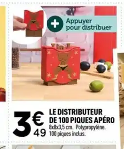 Centrakor Le distributeur de 100 piques apéro offre