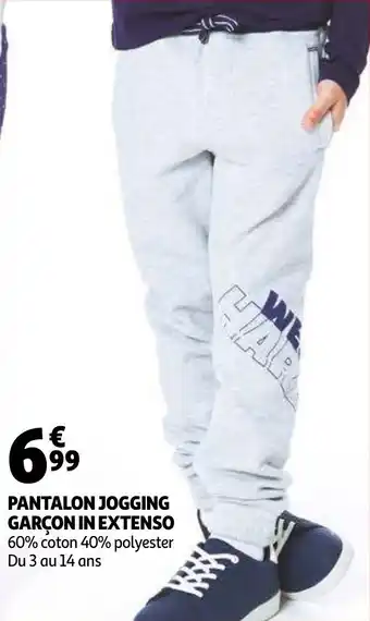 Auchan Pantalon jogging garçon in extenso offre