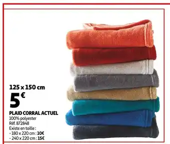 Auchan Plaid corral actuel offre