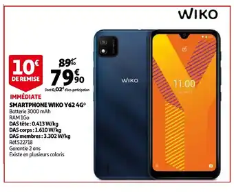 Smartphone wiko Y62 4G