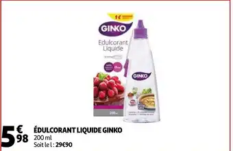 Édulcorant liquide ginko