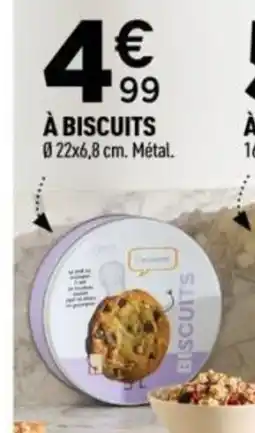 Centrakor À biscuits offre