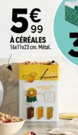 Centrakor À céréales offre