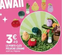Centrakor Le porte-clés peluche légume offre