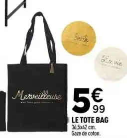 Centrakor Le tote bag offre