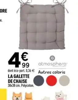 Centrakor La galette de chaise offre