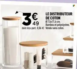 Centrakor Le distributeur de coton offre