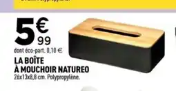 Centrakor La boîte à mouchoir natureo offre
