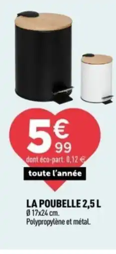 Centrakor La poubelle offre