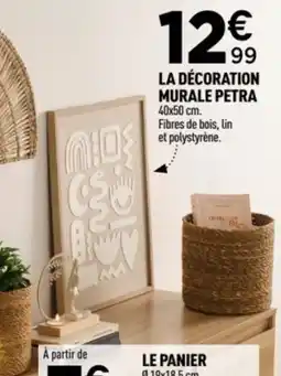 Centrakor La décoration murale petra offre
