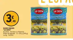 E.Leclerc LA CIOTA Olives farcies offre