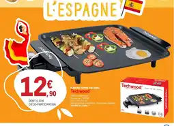 E.Leclerc TECHWOOD Plancha teppan yaki grill offre