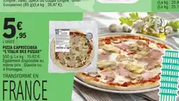 E.Leclerc L'ITALIE DES PIZZAS Pizza capricciosa offre