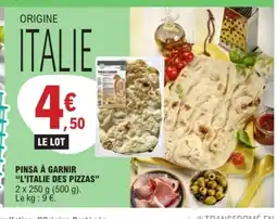 E.Leclerc L'ITALIE DES PIZZAS Pinsa à garnir offre
