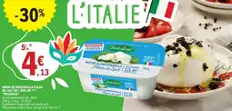 E.Leclerc DELIZIOSA Nœud de mozzarella fleur de lait 50% mat.gr offre
