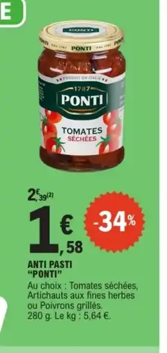 E.Leclerc PONTI Anti pasti offre