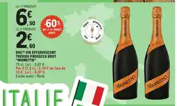 E.Leclerc MIONETTO Doc vin effervescent treviso prosecco brut offre