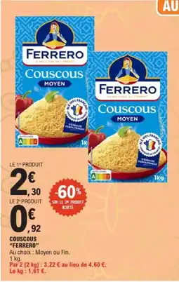 E.Leclerc FERRERO Couscous offre