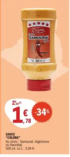 E.Leclerc COLONA Sauce offre