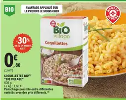 E.Leclerc BIO VILLAGES Coquillettes bio offre