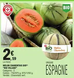 E.Leclerc BIO VILLAGE Melon charentais bio offre