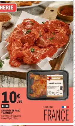 E.Leclerc Araignée de porc offre