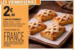 E.Leclerc 4 grillés pommes offre