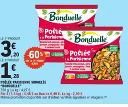 E.Leclerc BONDUELLE parisienne surgelé offre