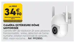 Tout faire matériaux Caméra extérieure dôme motorisée offre