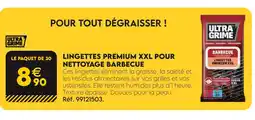 Tout faire matériaux Lingettes premium xxl pour nettoyage barbecue offre