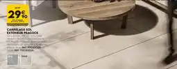 Tout faire matériaux Carrelage sol extérieur peacock offre