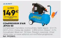 Tout faire matériaux Lacme compresseur d'air jetco 50 offre