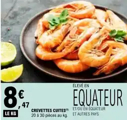 E.Leclerc CREVETTES CUITES offre