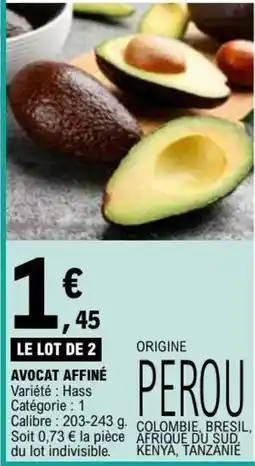 E.Leclerc AVOCAT AFFINÉ offre