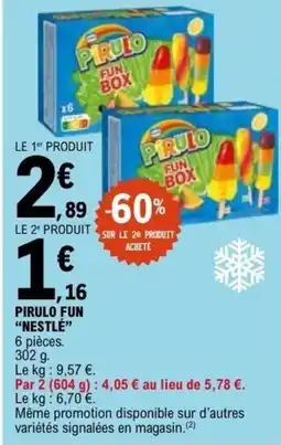 E.Leclerc PIRULO FUN NESTLÉ offre