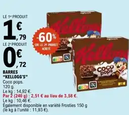 E.Leclerc BARRES KELLOGG'S offre