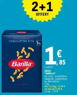 E.Leclerc PÂTES BARILLA offre