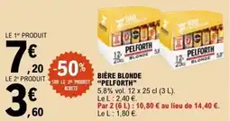 E.Leclerc BIÈRE BLONDE PELFORTH offre