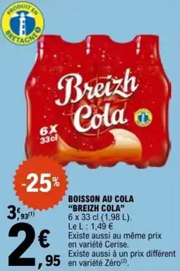 E.Leclerc BOISSON AU COLA BREIZH COLA offre