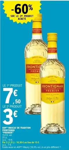 E.Leclerc AOP MUSCAT DE TRADITION offre