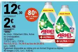 E.Leclerc LESSIVE ARIEL offre