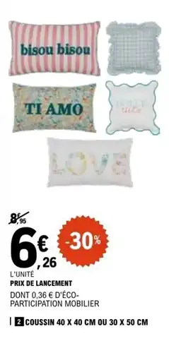 E.Leclerc COUSSIN offre